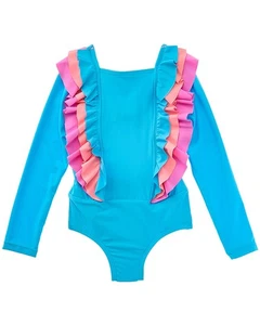 Beach Lingo Ruffle Rash Suit - Picture 1 of 5