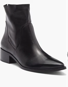 NWD $485 Paul Green Willow Block Heel Booties Black Leather Sz US 10.5/UK 8 - Picture 1 of 21