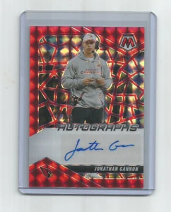JONATHAN GANNON (Arizona Cardinals) 2025 PANINI MOSAIC RED MOSAIC AUTO #29/199 - Picture 1 of 2