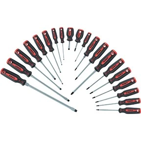 Combination Screwdriver Set, 20-Piece 1120SS SUNEX TOOLS Metal Black - Image 1 of 1