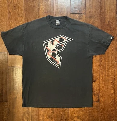 Y2K Famous Stars & Straps 06 T-Shirt Size XL  Red Logo My Hood!!! Front And Back - image 1 of 4