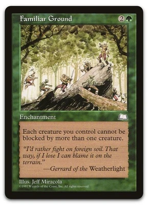 Familiar Ground (NM) Weatherlight WTH Magic MTG - Image 1 of 2
