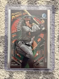 JACKSON HOLLIDAY 2024 Bowman Chrome Refractor Prospect Power-Up RC #PP-5 Orioles - Picture 1 of 4