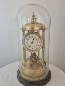 400 Day Louvre German Black Forest Anniversary Clock ~ Schlenker & Posner, - Picture 1 of 14