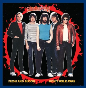 Shooting Star - 33rpm single Flesh & Blood/Don't Walk Away-orange vinyl IN STOCK - Picture 1 of 1