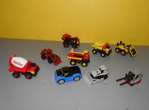 Lot of TONKA Maisto 1:64 Die Cast Metal / Plastic Construction Vehicles w/ Match - Picture 1 of 2