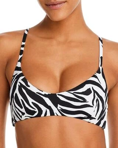 Aqua Swim 299725 Women Animal Print Bralette Bikini Top Swimwear Size M - Picture 1 of 2