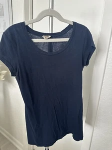 heritage 1981 Blue Basic T-shirt Size Small (deodorant Stains) - Picture 1 of 3