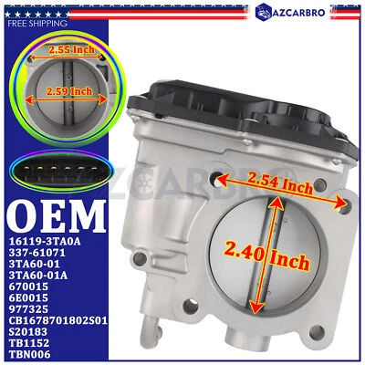 OEM para 2013 2014 2015 2016 2017 2018 Nissan Altima 2.5 carrocería del acelerador 3Ta60-01A  Foto 1 de 4