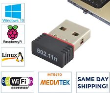 MediaTek Mini USB WiFi Wireless Network Adapter 802.11n/g/b for Desktops HP Dell