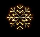 50 LED Płatek śniegu Światło okienne Boże Narodzenie Impreza Dekoracja Światło - Ciepła biel