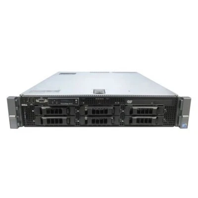 Dell PowerEdge R710 2x Xeon ?.??Ghz X5??? QC 128GB DDR3 6x 2TB SAS LFF HDD Rails - Image 1 of 4