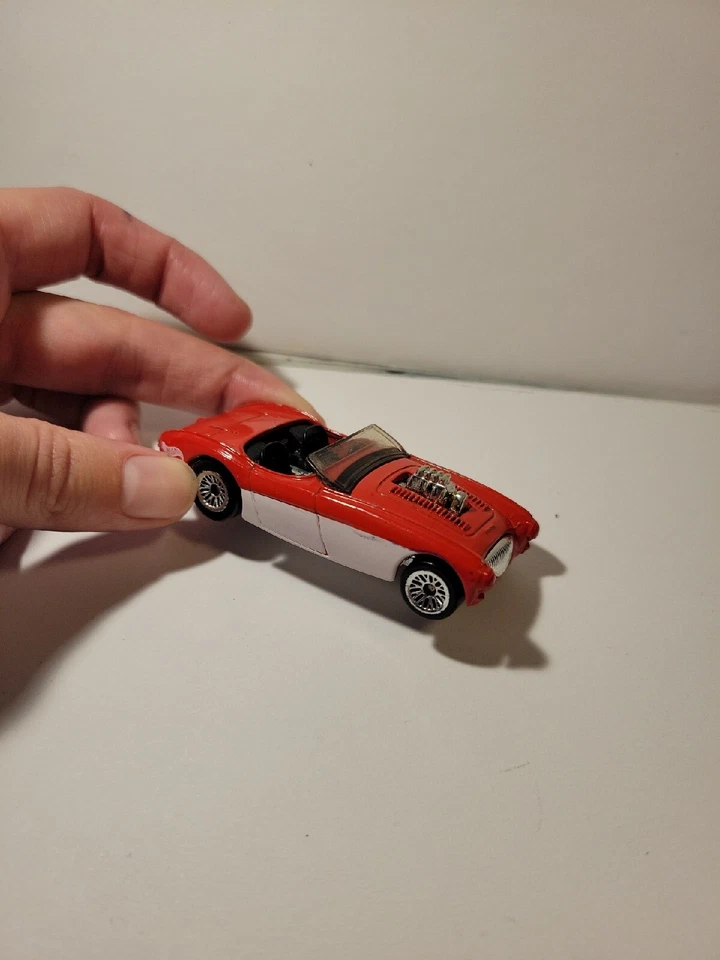 2000 Vintage Hot Wheels First Edition Austin Healey - Red/White - Image 1 of 4