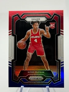 2023-24 Panini Prizm Kobe Bufkin Red/White/Blue Rookie RC #151 Hawks - Picture 1 of 2
