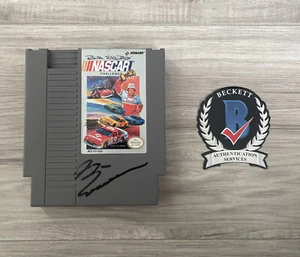 Bill Elliott Signed Autographed Nintendo NES GAME NASCAR Beckett QR Code COA 1 - Picture 1 of 3