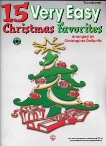 15 Easy to Intermediate Christmas Favorites (1998, Paperback) Trombone - Picture 1 of 1