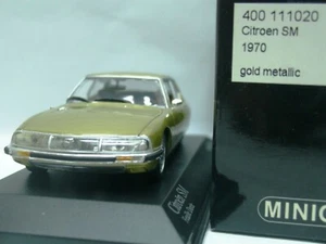 WOW EXTREMADAMENTE RARO Citroen SM Maserati 2.7L V6 1970 dorado m 1:43 Minichamps-CX - Imagen 1 de 3
