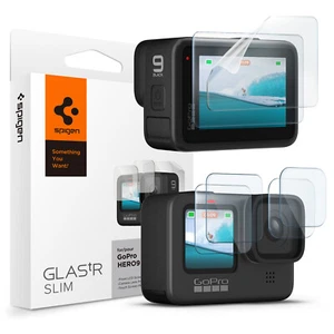 For GoPro HERO9 Black | Spigen [ GLAS.tR Slim ] Shockproof Slim Screen Protector - Picture 1 of 7