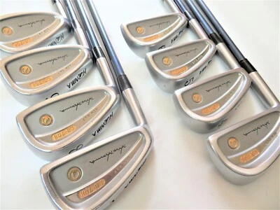 HONMA LB-708 NEW H&F GOLD 2STAR LEFT-HANDED R-FLEX 8PC IRONS SET GOLF CLUBS NWO - Image 1 of 4