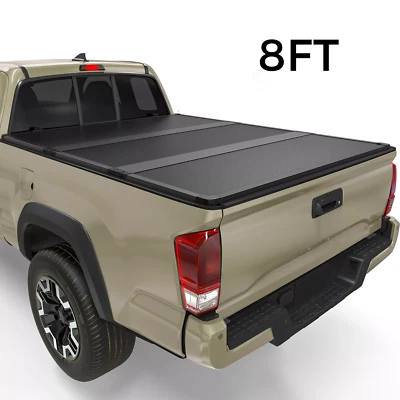 Cubierta rígida Tonneau de 8 ft 3 pliegues para camioneta Dodge Ram 1500 2500 3500 2003-2025 Foto 1 de 4