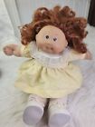 Cabbage Patch Kid Doll tooth 1986 Doll red Cornsilk curly Hair Shoes & Outfits