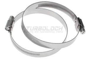 60-80 mm - 2x Schlauchschelle V4A 1.4401 Edelstahl B12 mm seewasserresistent - Picture 1 of 1