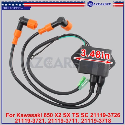 New Ignition Coil CDI Box Fit For Kawasaki Jet Ski All 650 CC Models TS SX X2 SC - Image 1 of 4
