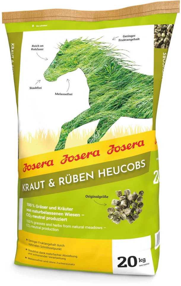 Josera Pferdefutter Kraut & Rüben Heucobs 20kg - Bild 1 von 1