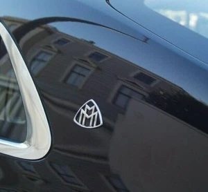 Mercedes Benz Genuine W222 S-Class Maybach Rear Side Logo Emblem Self Adhesive - Picture 1 of 1