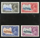 Gilbert & Ellice Is 1935 KGV Silver Jubilee set complete MNH. SG 36-39. Sc 33-36