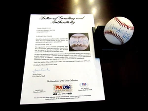 WILLIE MCCOVEY HOF 1986 GIANTS PADRES SIGNED AUTO OML GRADED 8 BASEBALL PSA/DNA - Picture 1 of 4