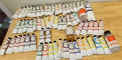 NEW set 60 tubes 37ml Gamblin 1980 Oil Colors series 1,2,3 sealed 3 sml bottles - Image 1 of 4