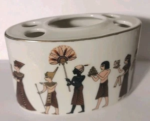 Egyptian Revival Vanity Makeup Brush Toothbrush Holder by Andre Richard, Japan - Picture 1 of 18