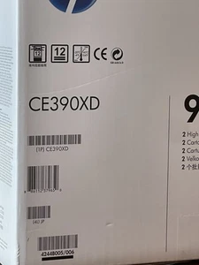 HP Genuine 90X CE390X HY Black Toner Print Cartridge OEM M4555 M602 M603 - Photo 1/2