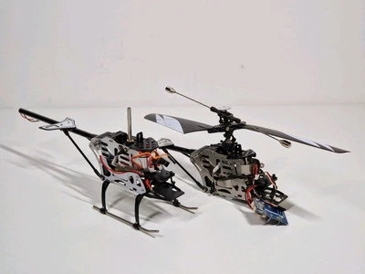 2x Amewi Buzzard Rc Hubschrauber Helikopter Heli 4Kanal 2.4Ghz 25137 ERSATZTEILE - Bild 1 von 4