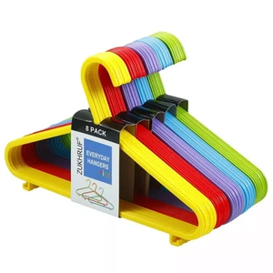40 Pack Children Hanger Plastic Kids Hangers Non Slip Multicolour for Kids - Picture 1 of 5