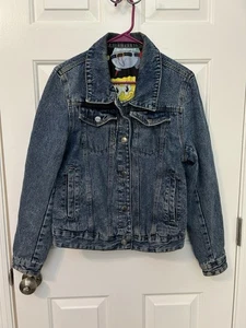 Members Only Jean Jacket Collab Nickelodeon SpongeBob Reversible Men’s Small - Picture 1 of 6