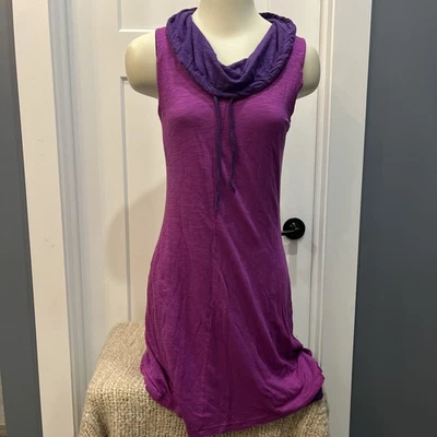 Kuhl Women’s Sleeveless Reversible Purple To Fuchsia Cowl Neck Dress Sz Medium - Image 1 of 4