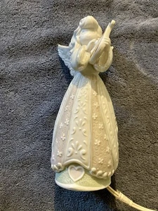 Vintage 1997 Precious Moments Angel With Harp Night Light Lamp By Enesco 8” Tall - Picture 1 of 6