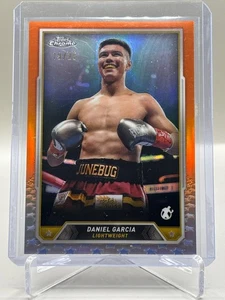 Daniel Garcia 2024 Topps Chrome Boxing #85 Orange Refractor #/25 - Picture 1 of 2