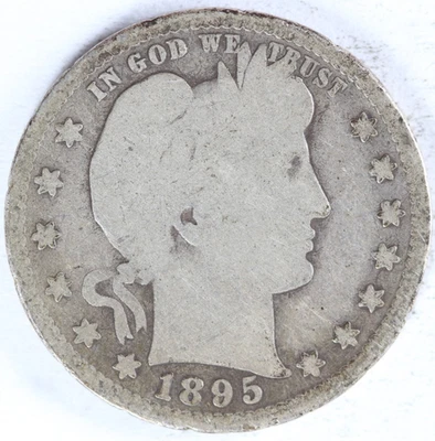 VF 1907 D Barber Quarter - Image 1 of 2