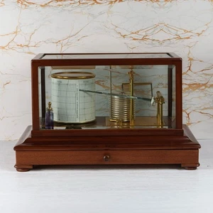 Short & Mason Barograph No. C2663 w/ Provenance Plaque - Picture 1 of 12