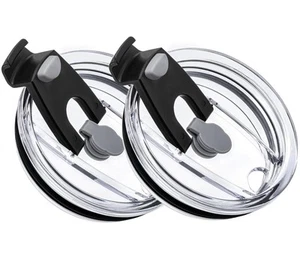 20 oz Tumbler Lids, 2 Pack Spillproof Splash Resistant Lid for Yeti,Beast,Jur... - Picture 1 of 7