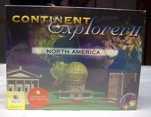 CONTINENT Explorer II acelerado para Power Macintosh Software de geografía NUEVO NOS - Imagen 1 de 3