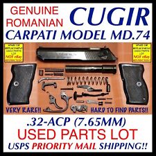 CUGIR “CARPATI MD.74” .32 ACP 7.65MM USED PARTS LOT - ROMANIAN MD74 (FEG CLONE)