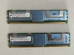 (Lot of 2) MICRON 4GB 2RX4 MEMORY MT36HTF51272FY-667E1D4 PC2-5300F-555-12-E0 - Picture 1 of 2