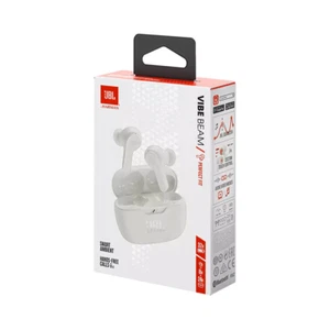 Écouteurs Bluetooth JBL Vibe Beam TWS - Micro, étui de charge, isolation antibruit - NEUF - Photo 1 sur 6