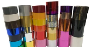 Hot Stamp Stamping Machine Printing Foil Roll 12 color 120m Gilt Paper - Picture 1 of 9