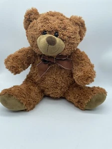 Peluche Burton + Burton Tan morbido orsacchiotto Auburn con fiocco 12" peluche - Foto 1 di 3