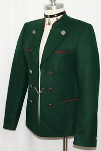 ZEILER Boiled Wool Jacket Coat MEN German Riding Hunting LONG SLEEVES/C40" M - Picture 1 of 7